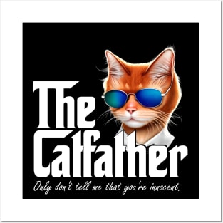 Father's Day Cat Owners Funny Posters and Art